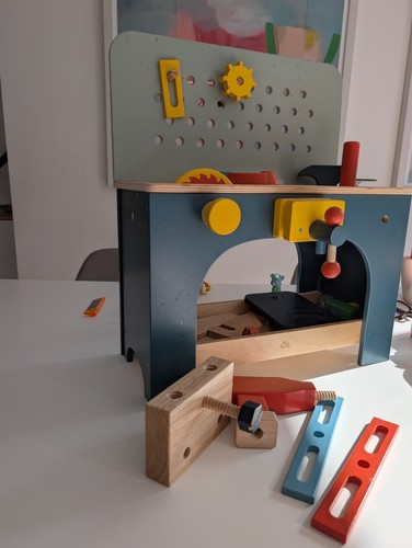 Banco porta attrezzi - , legno